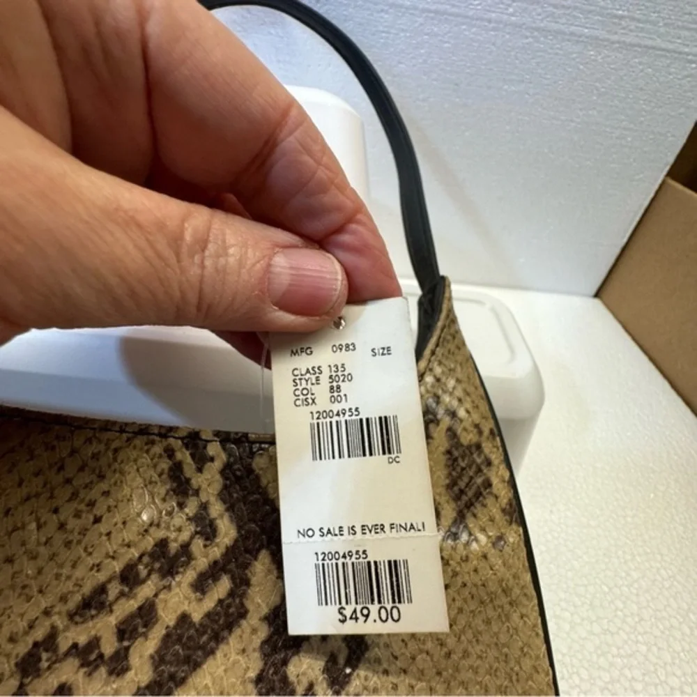 The Limited mini bolsas femininas bag.‎ Leather faux snakeskin NWT - Picture 3 of 12